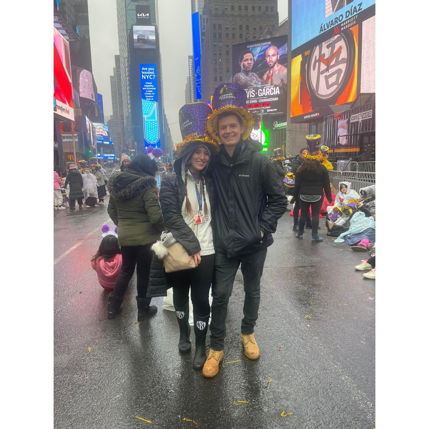 When we stood in times square for 16 hours to experience the ball drop