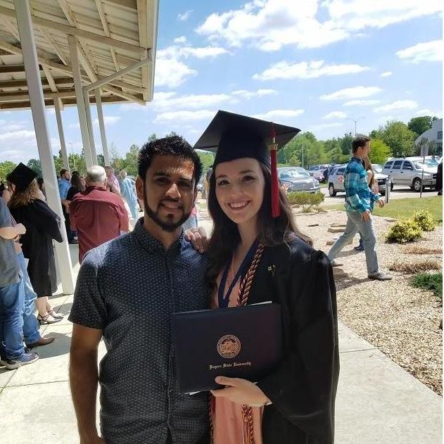 Rachel's graduation
