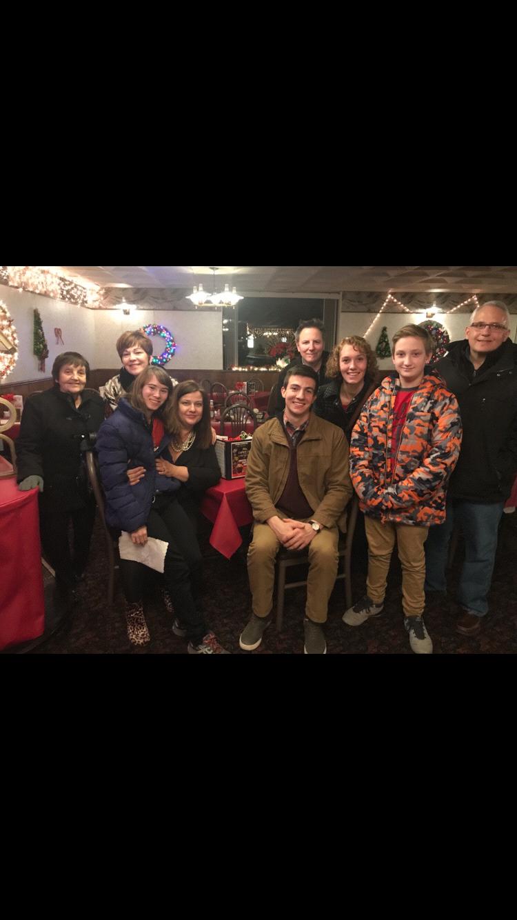 Tony’s very first Wisconsin Fish Fry! Dad and the family introduced him to Dad’s favorite- Clifford’s!