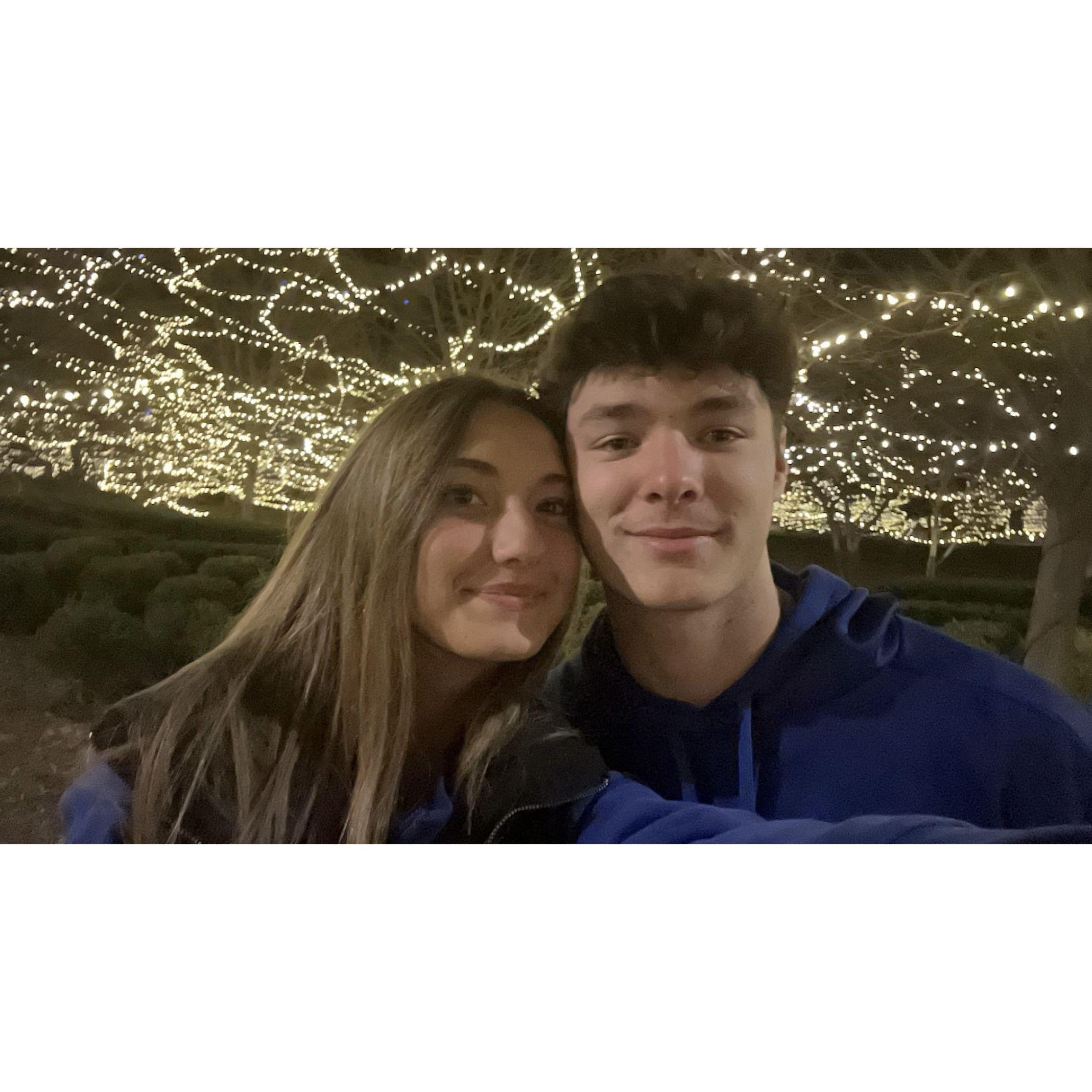 Nine days after this photo was taken, we said "I love you" for the first time on his 19th birthday, December 14th, 2022.