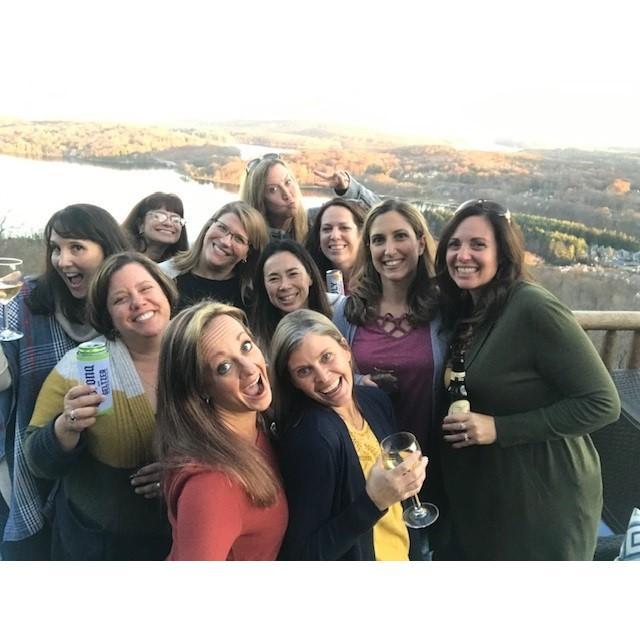 The crew that brought us together EBC baseball Moms