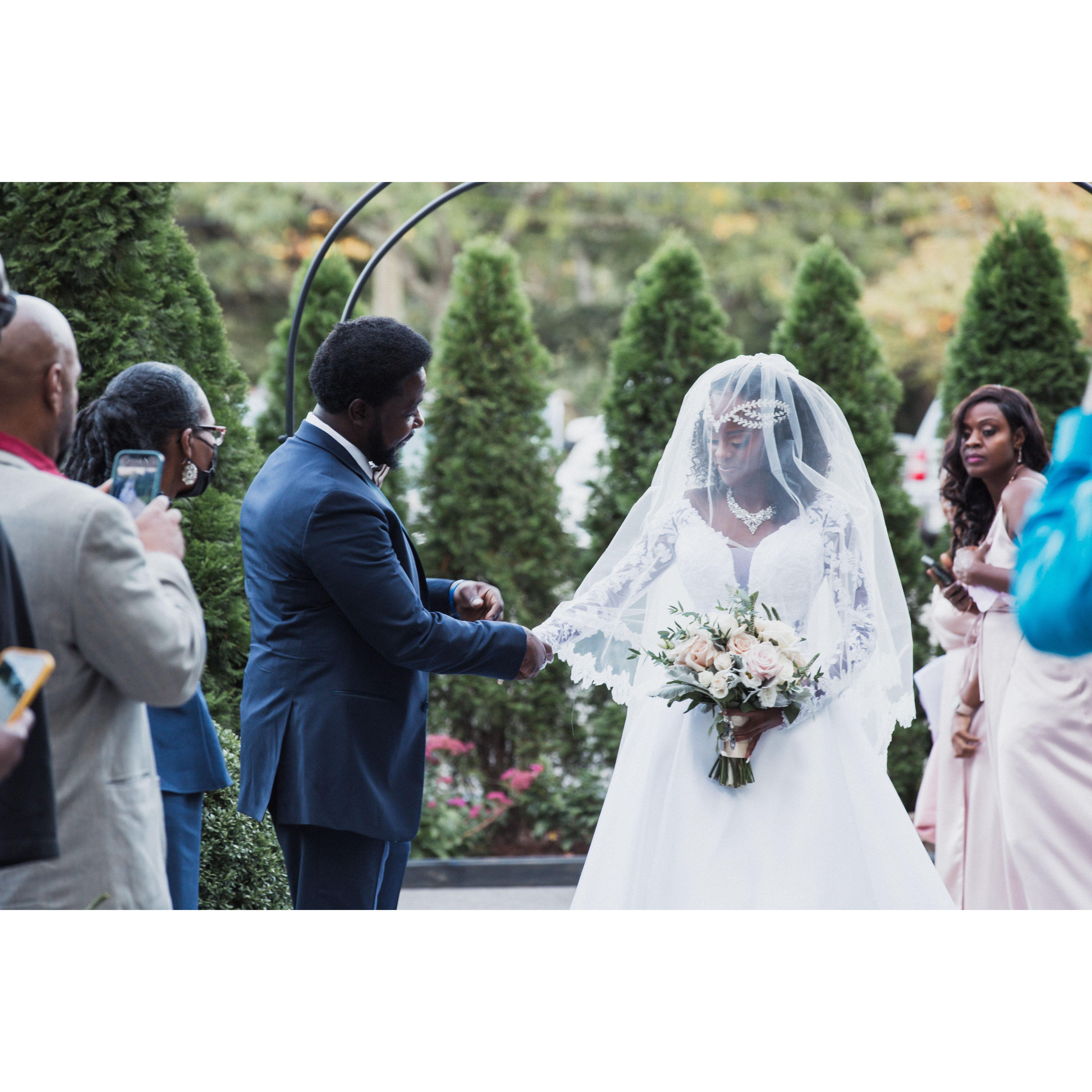 Father of the bride procession