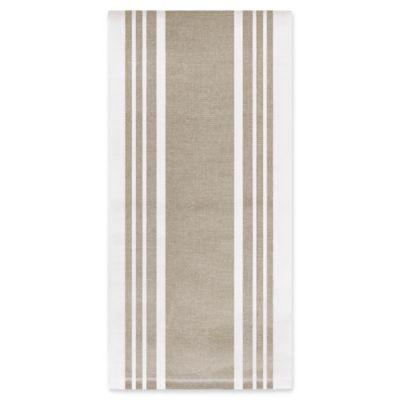 All-Clad Striped Dual Kitchen Towel in Mushroom