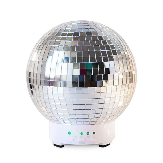 SCANDINORDICA Disco Ball Diffuser - Essential Oil Diffusers Aromatherapy, Cool Oil Diffuser for Home, Rotating Disco Ball, Disco Party Decorations, Disco Ball Table Decor | Disco Ball Decor