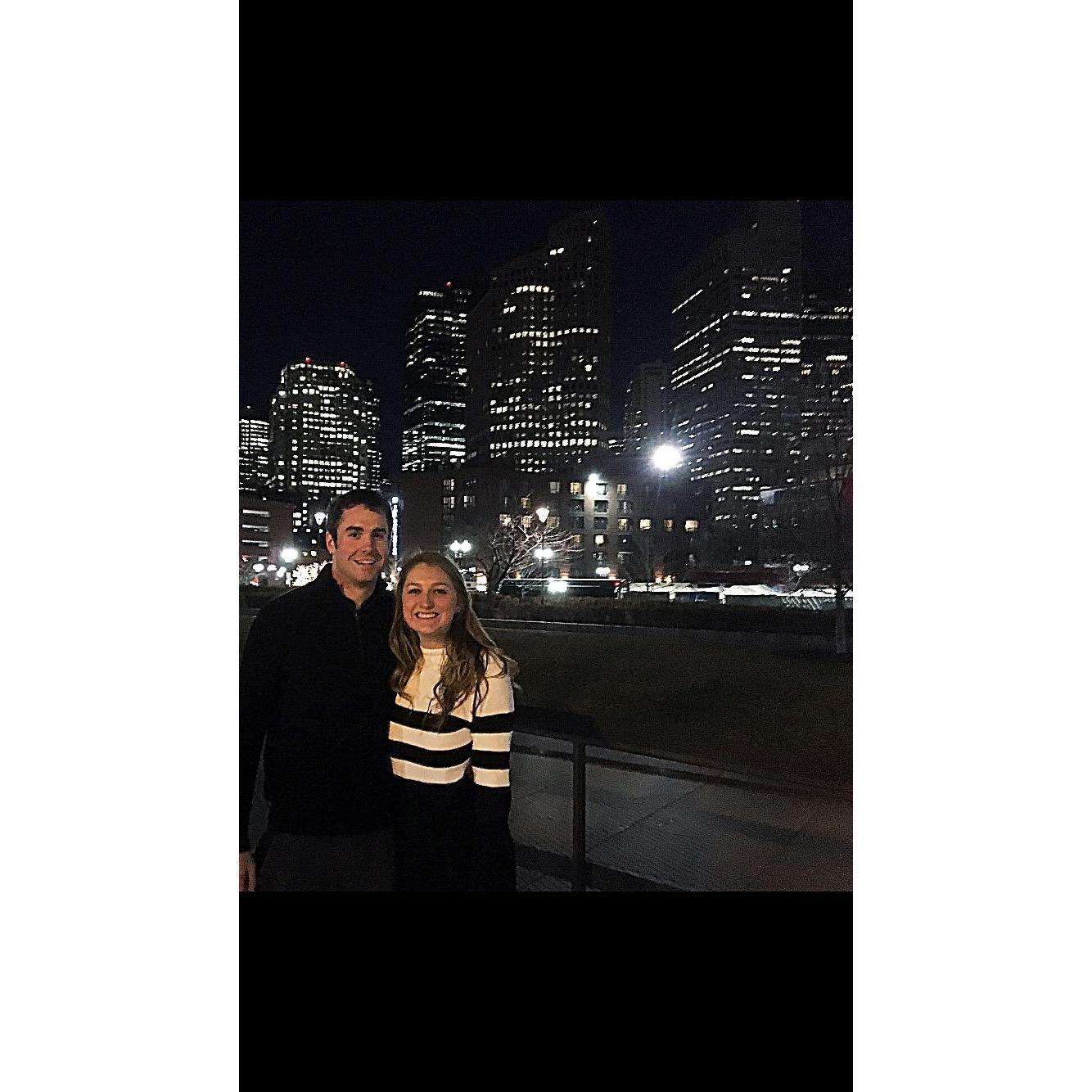 after one of our fav dinner dates (at Panza of course)  in the North End