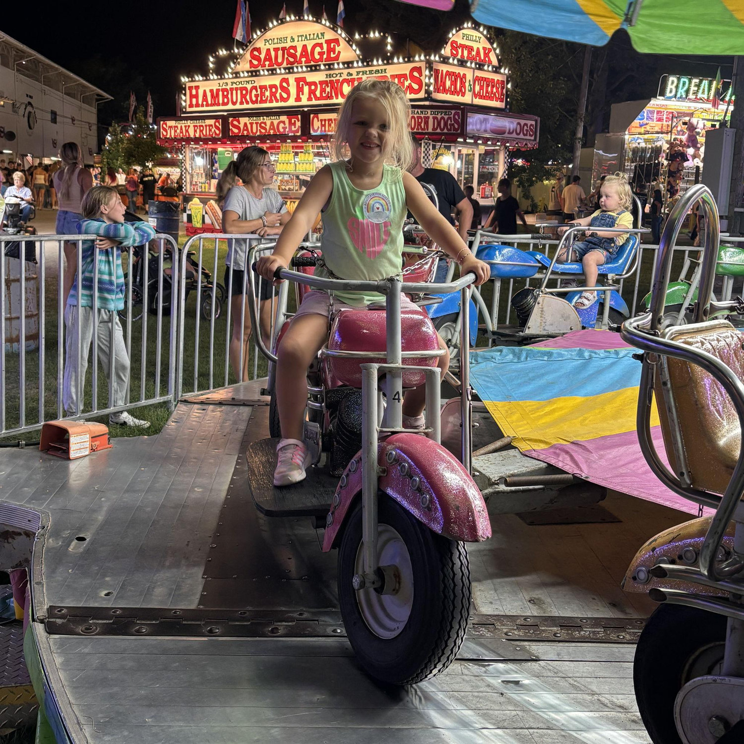 Lakelynn's first trip to The Great Darke County Fair!