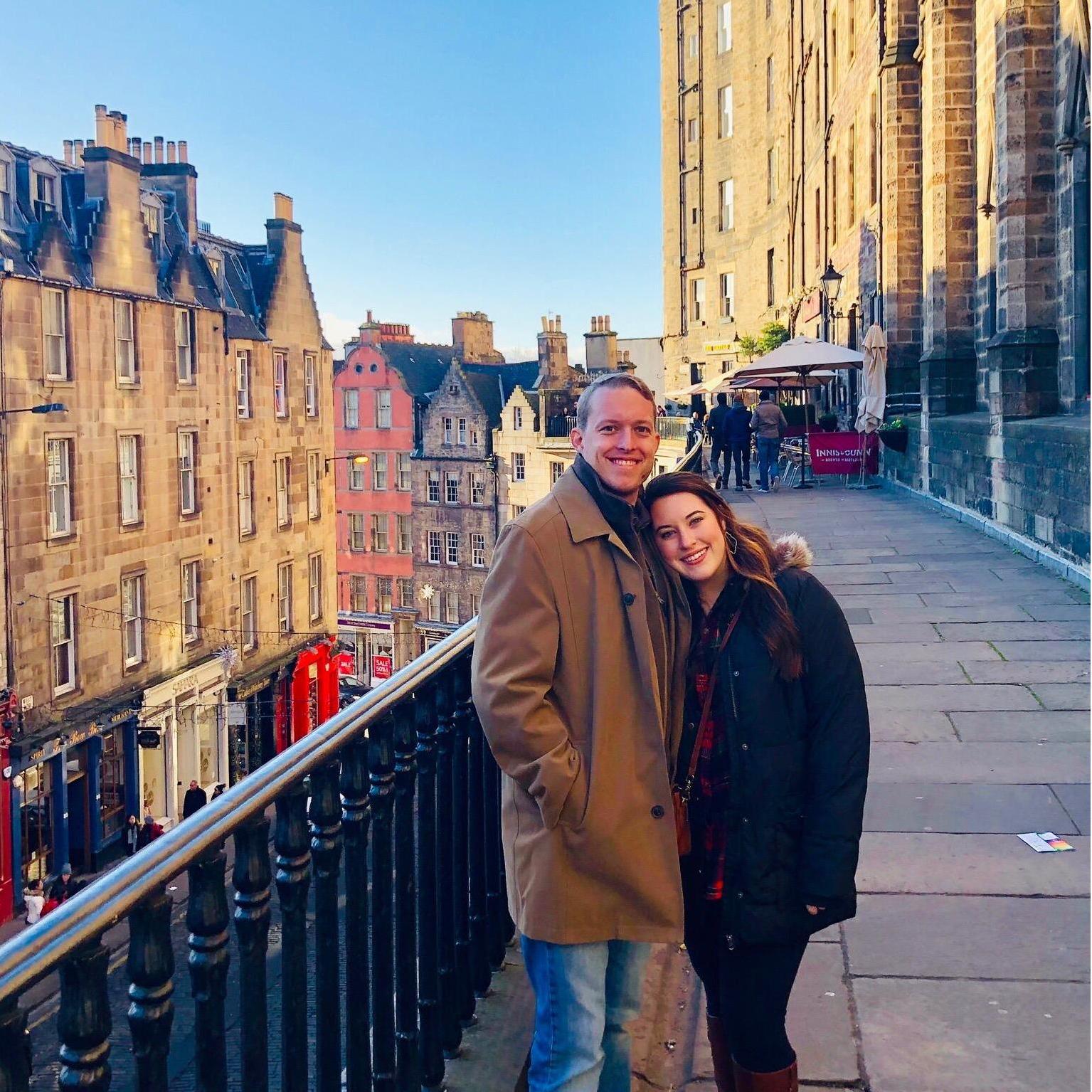 Touring Edinburgh, Scottland together