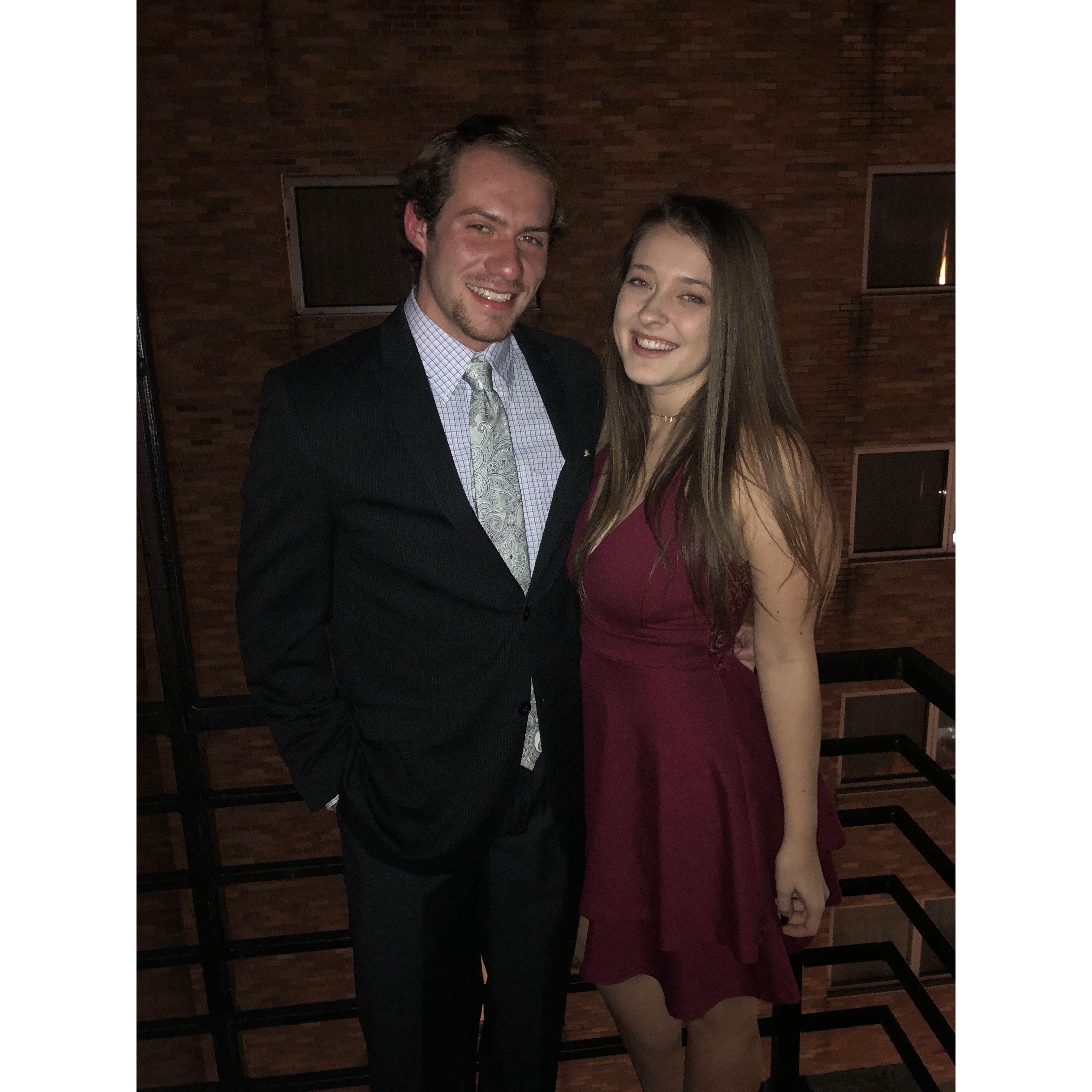 Brittany's first Lodge Formal November 2018