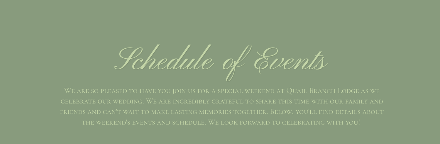 The Wedding Website of Shelby Wentz and Hunter Radzins