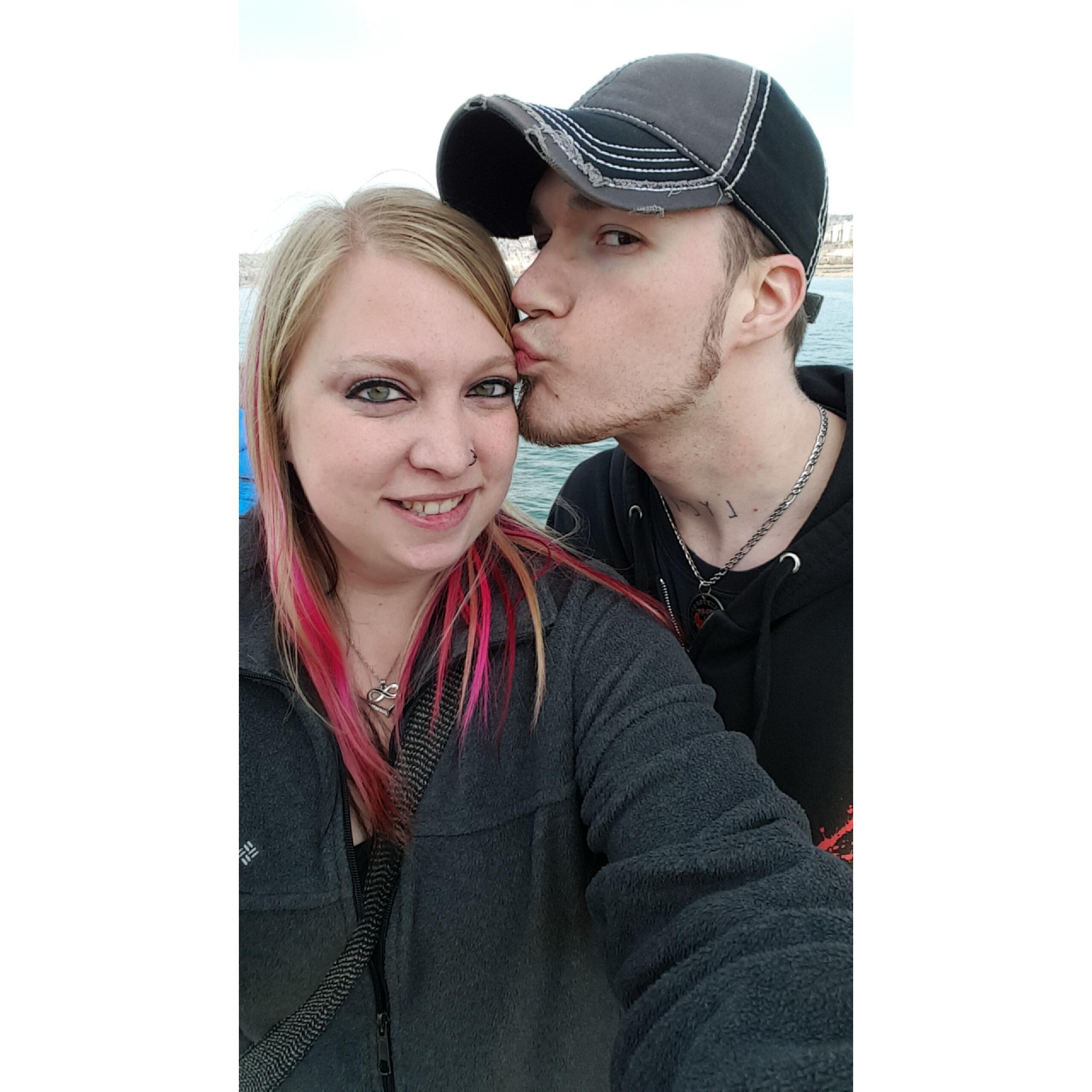 First trip to Duluth together, Joe's first time ever!