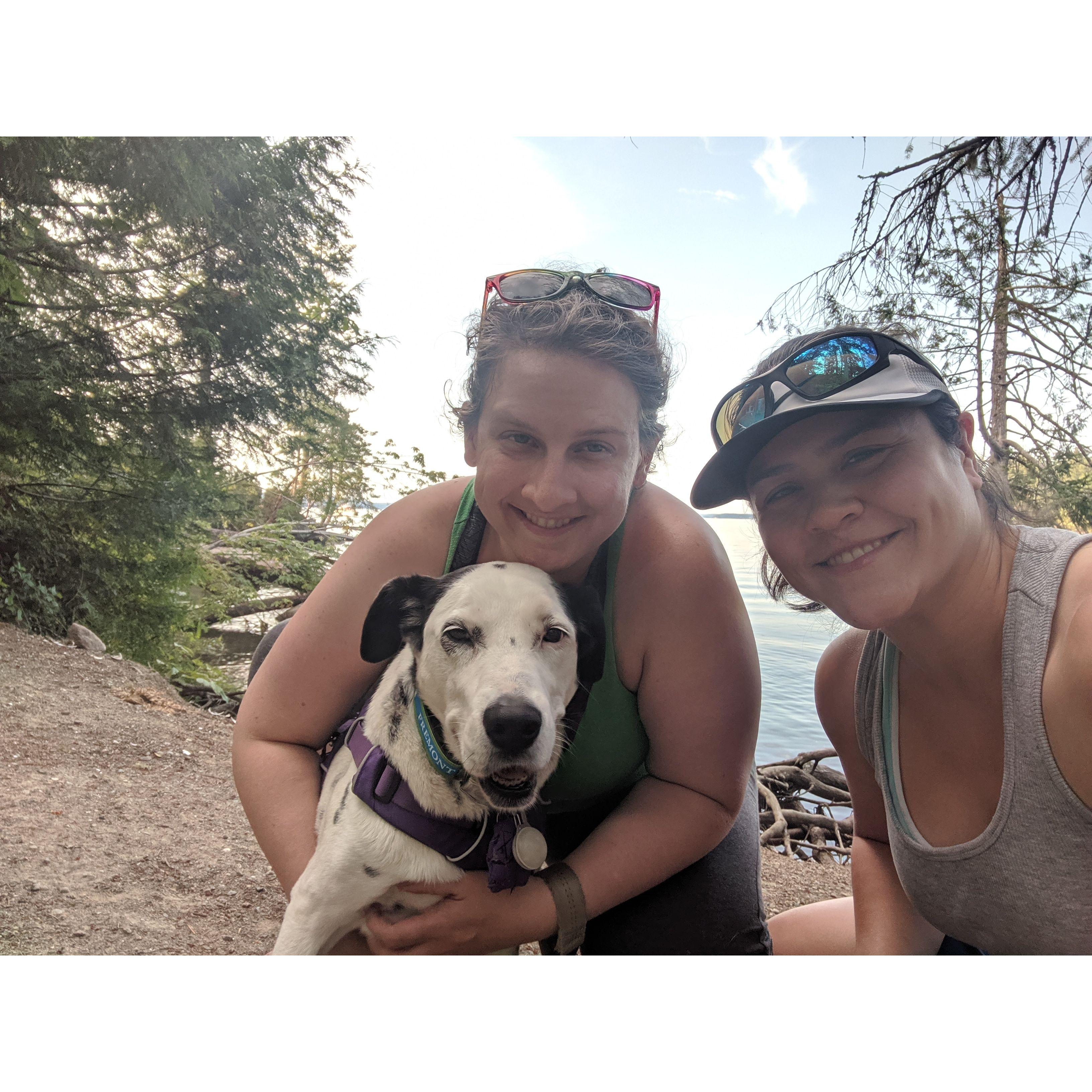 First camping trip to Penrose Point.