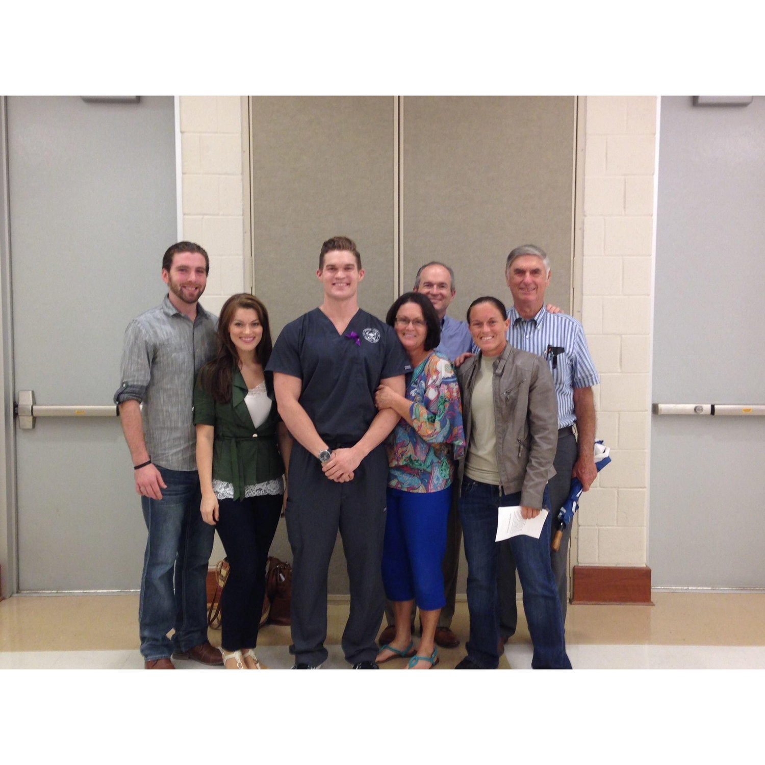 Eric and his family after he graduated Nursing School!