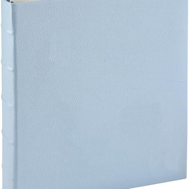 Graphic Image Leather Photo Album with 18 Clear-Pocket Pages, Holds 108, 4" x 6" Pictures | Refillable 3-Ring Binder | Made in the USA (Large - 10.5" x 12")