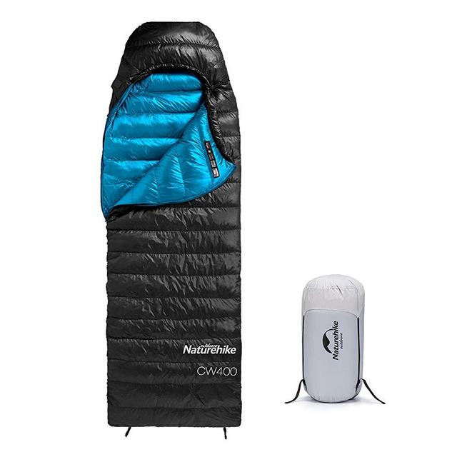 Naturehike Ultralight Goose Down Sleeping Bag 750/550 Fill Power Compact Portable 3-4 Season for Adults & Kids Cold Weather Waterproof - Backpacking, Camping, Hiking, Traveling with Compression Sack…