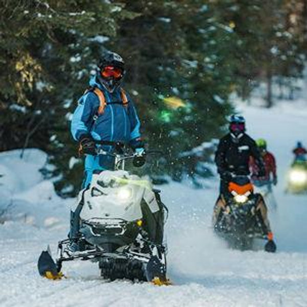 Snowmobling in Montana