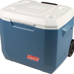 Coleman Xtreme 50qt Rolling Cooler with Wheels, Extra-Walled Insulation Keeps Ice up to 5 Days, Portable Wheeled Hard Chiller