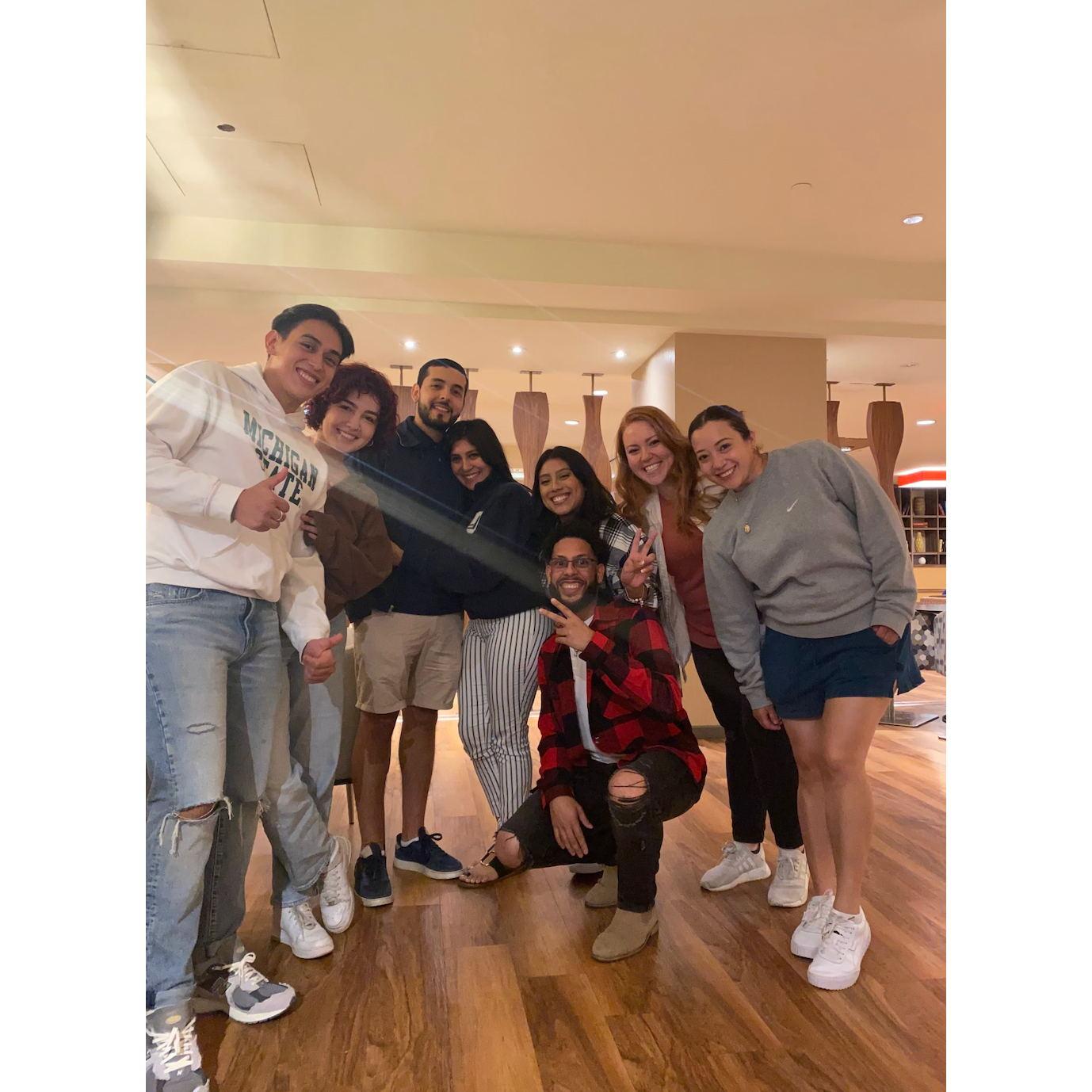August 2021: Celebrating Alexis's 21st birthday with friends!