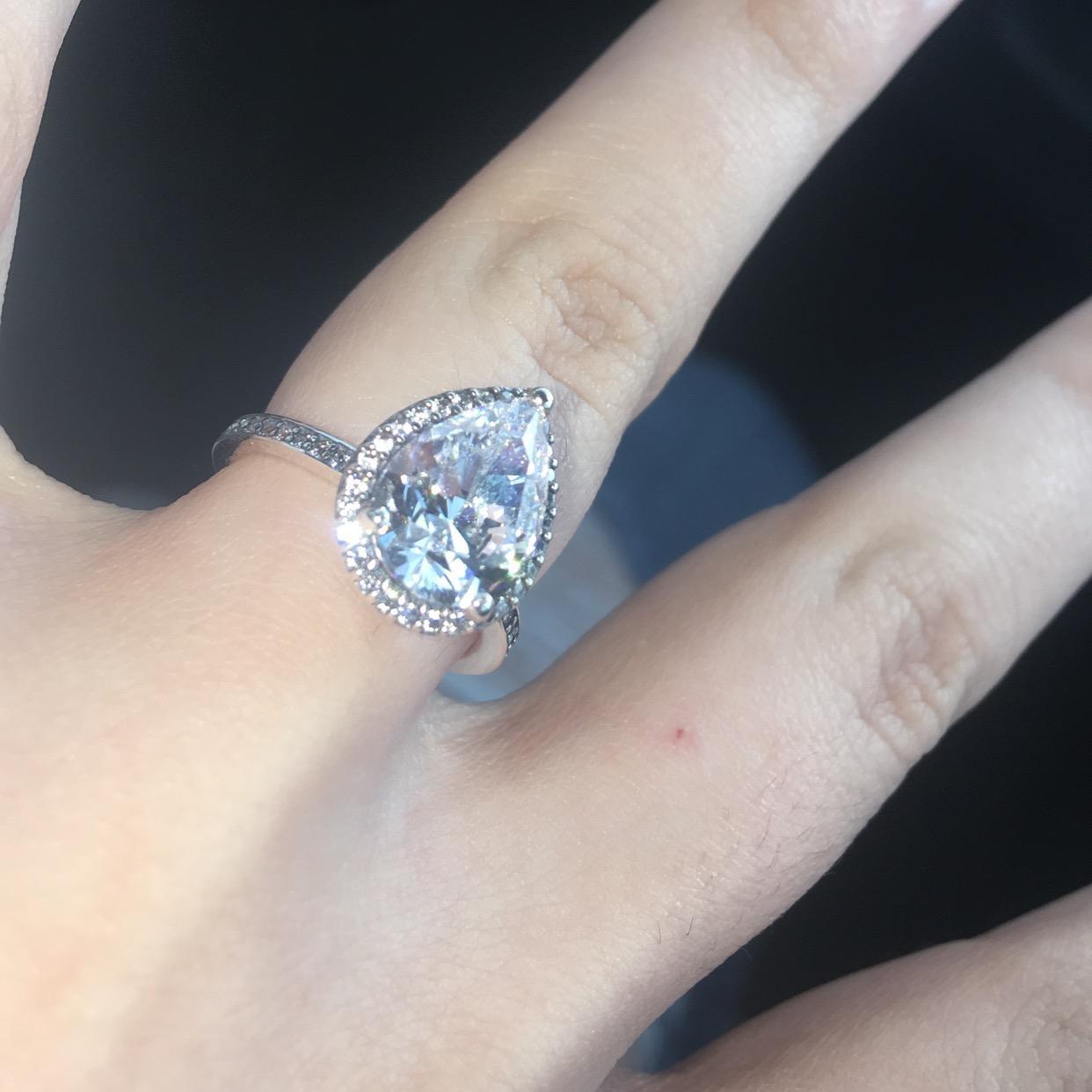 The first picture of when Sterling surprised me with a promise ring!