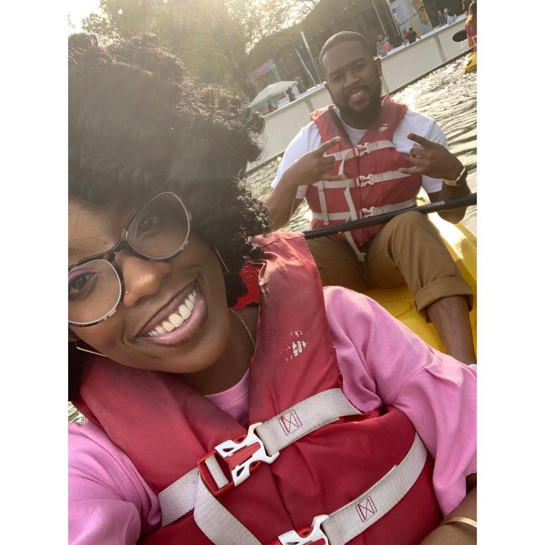 Canoeing in Downtown Houston