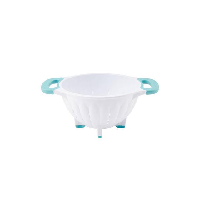 KitchenAid 5qt Colander White/Aqua Sky