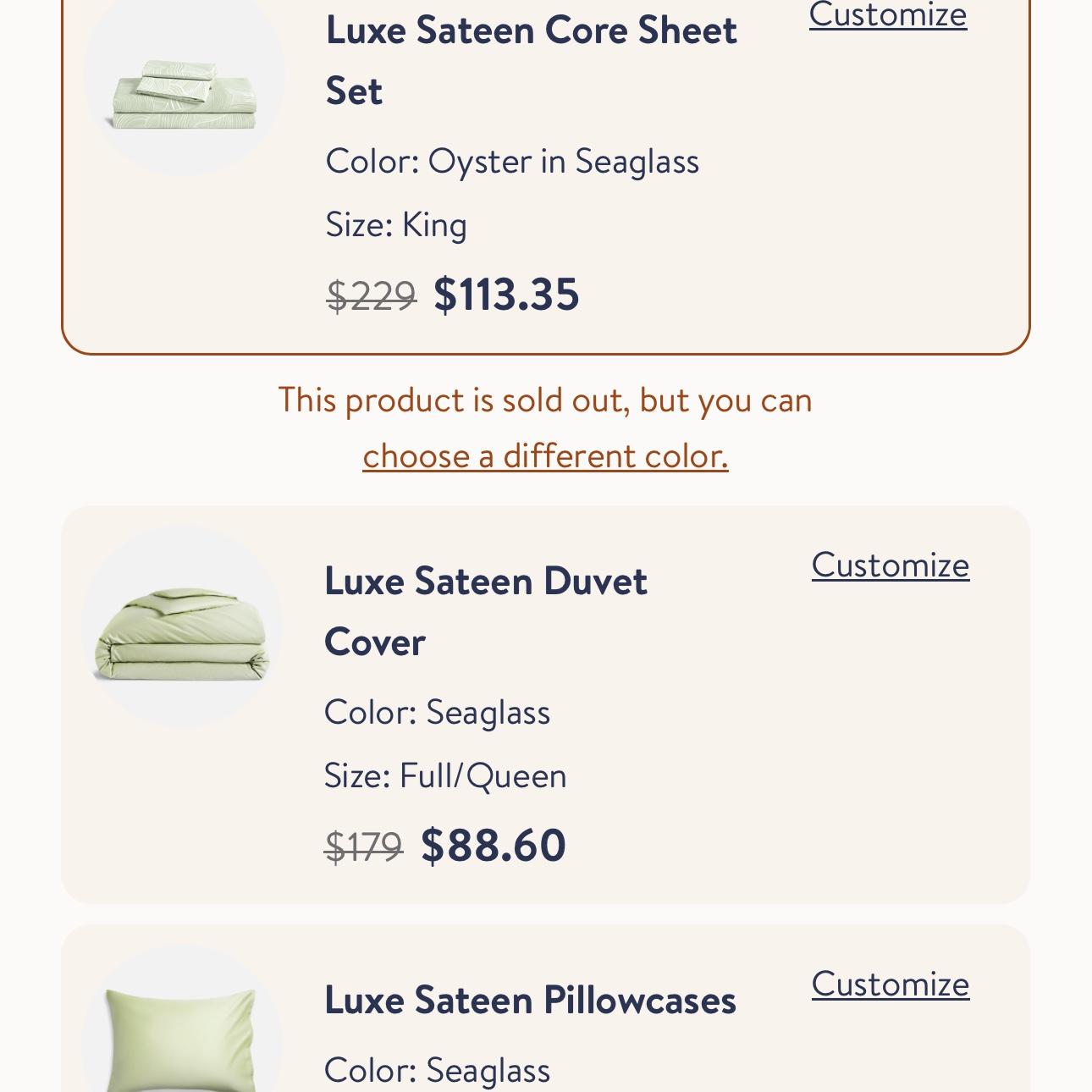 Luxe Sateen Hardcore Sheet Bundle