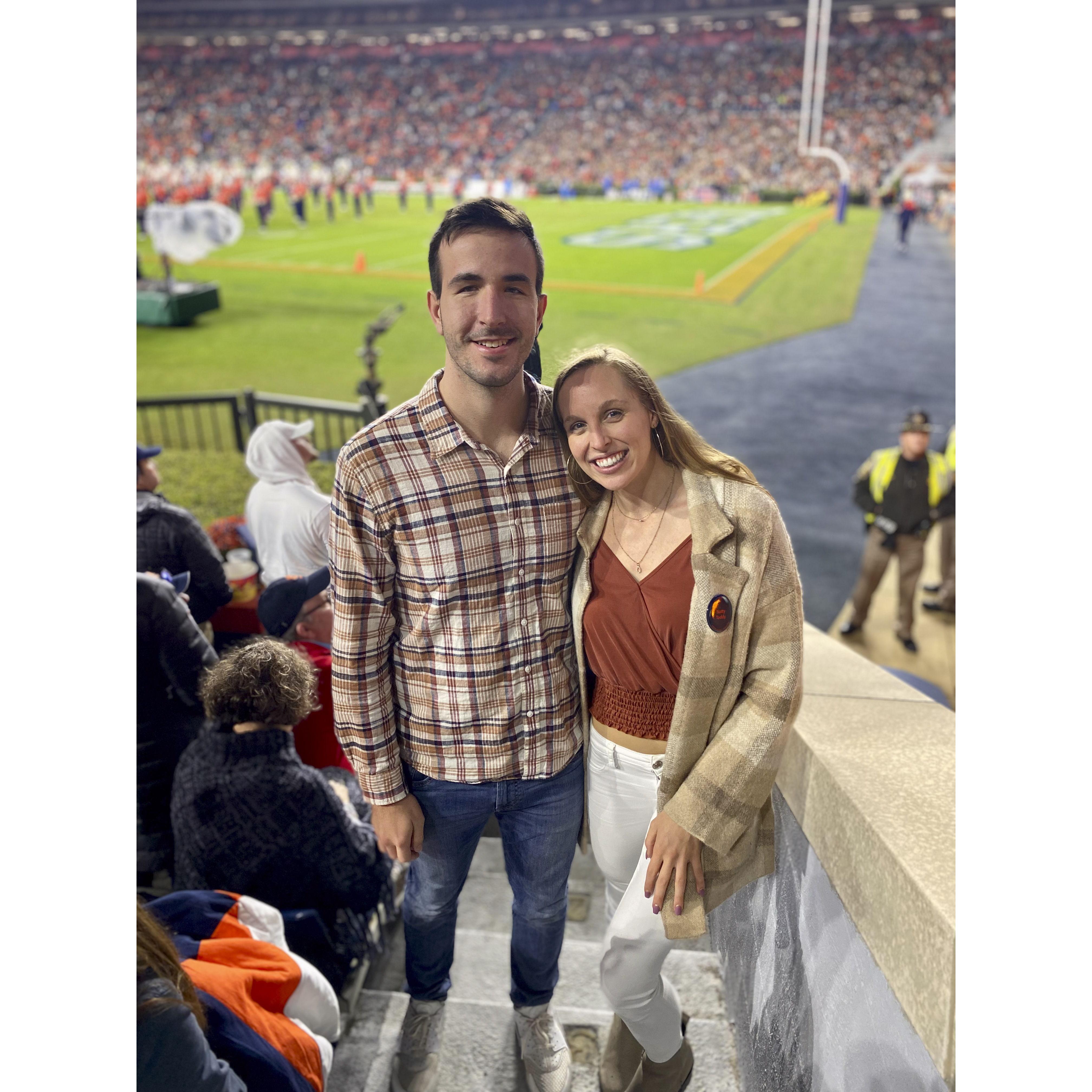 October 2021. Jeff's first Auburn football game.