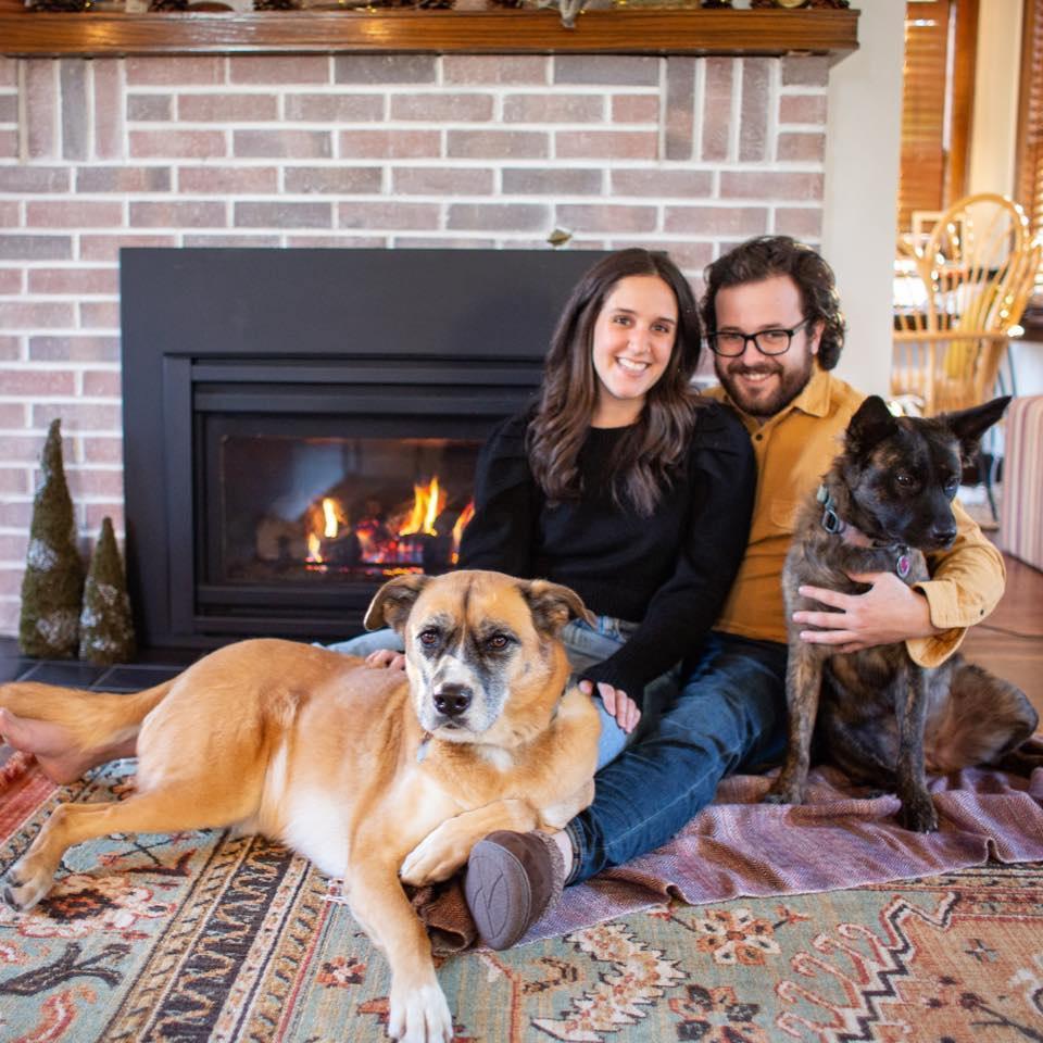 Taken by our friend Liz. Fun fact, our family friend Erick Ervas painted a picture of us based on this photo.