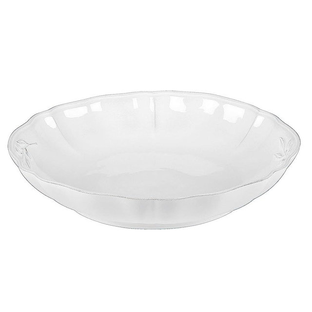 Costa Nova Ceramic Stoneware 13'' Pasta Serving Bowl - Alentejo Collection, White | Microwave & Dishwasher Safe Dinnerware | Food Safe Glazing | Restaurant Quality Tableware