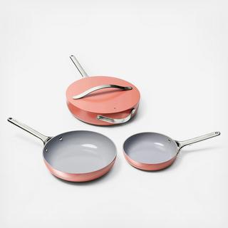 4-Piece Ceramic Non-Stick Fry Pan Set