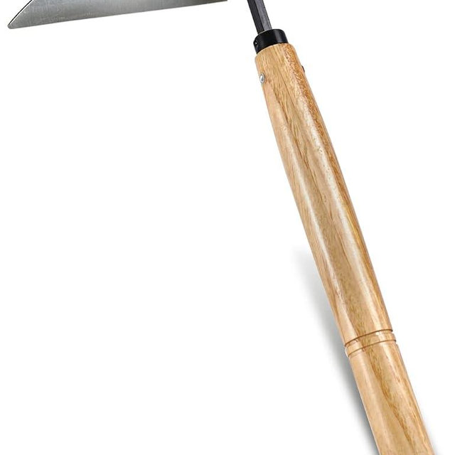 TOYPOPOR Japanese Weeding Sickle Hoe, Gardening Tools, Weed Remover, Hand Weed Cutter, Kama Twisted Scythe with High Carbon Steel Blade for Cutting Grass, Soil loosening, harvesting, Digging