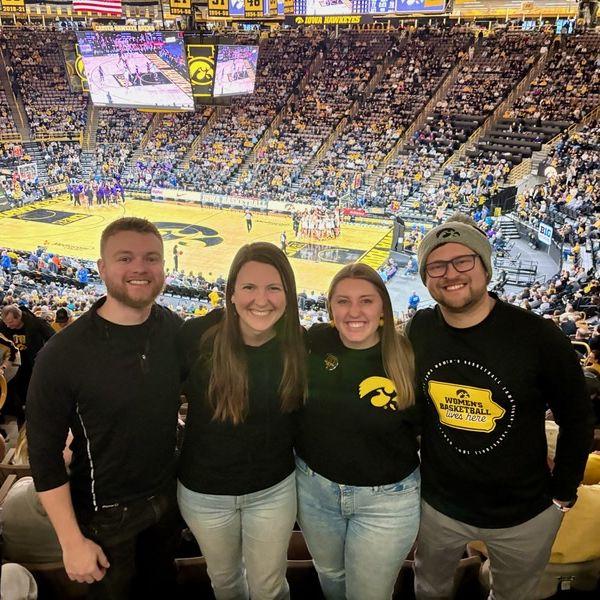 Go Hawks! (Don't worry, Adam is still an Iowa State fan!)