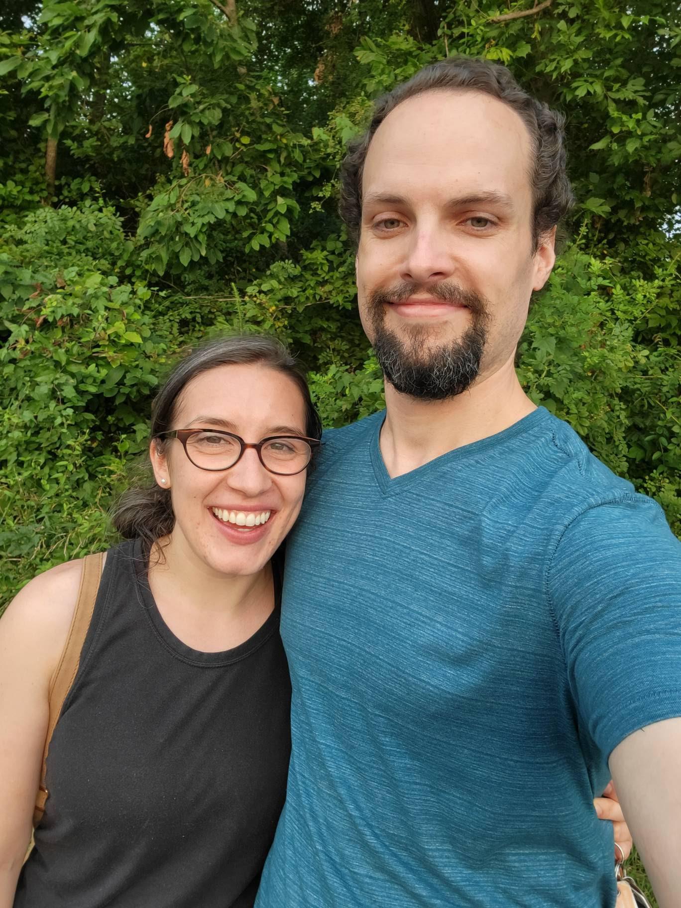 Our first date (which wasn’t exactly a date, but turned into a date) at Lake Elkhorn, Columbia - July 24, 2021