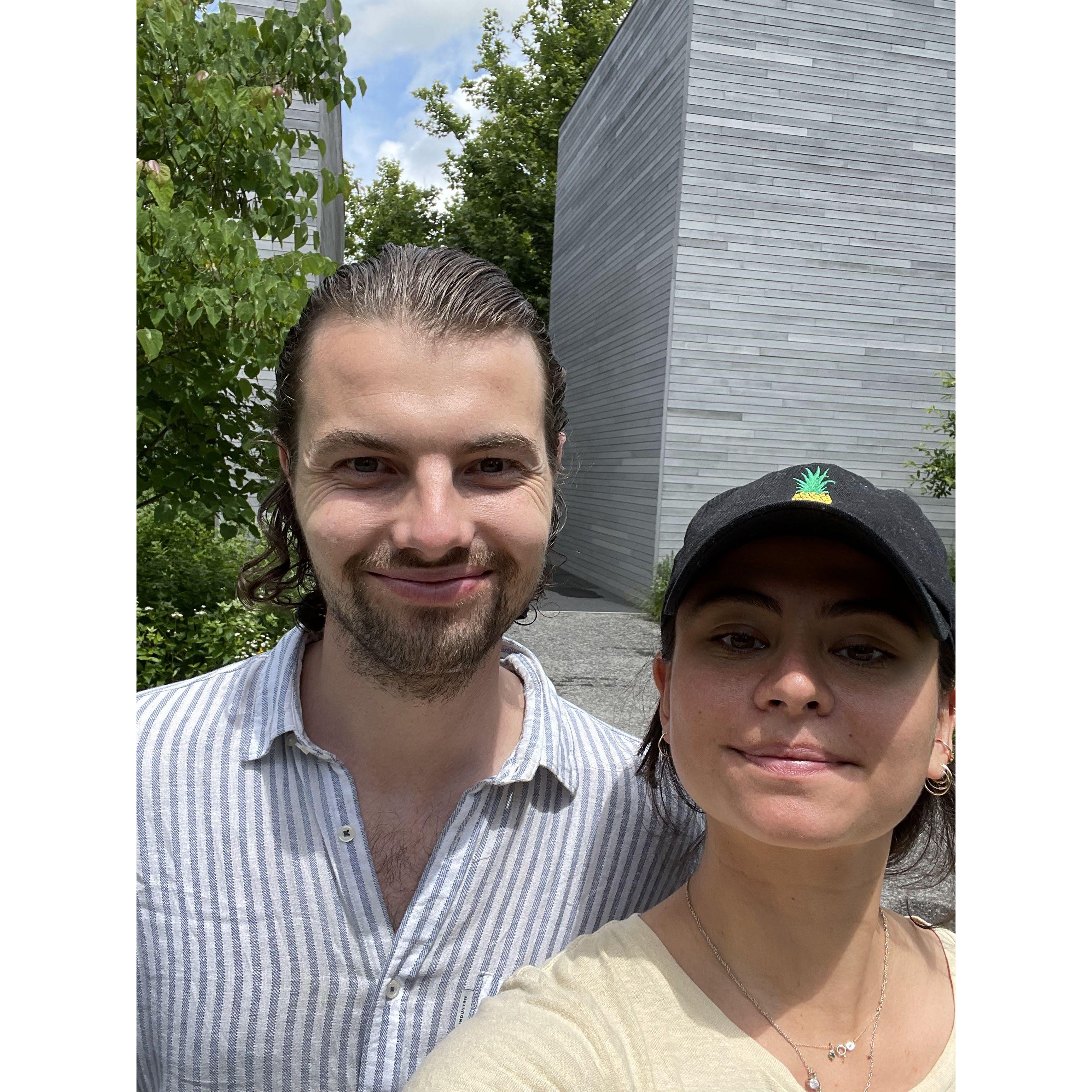 June 2021— Alex's first trip to Laura's hometown, the very exciting Potomac, MD