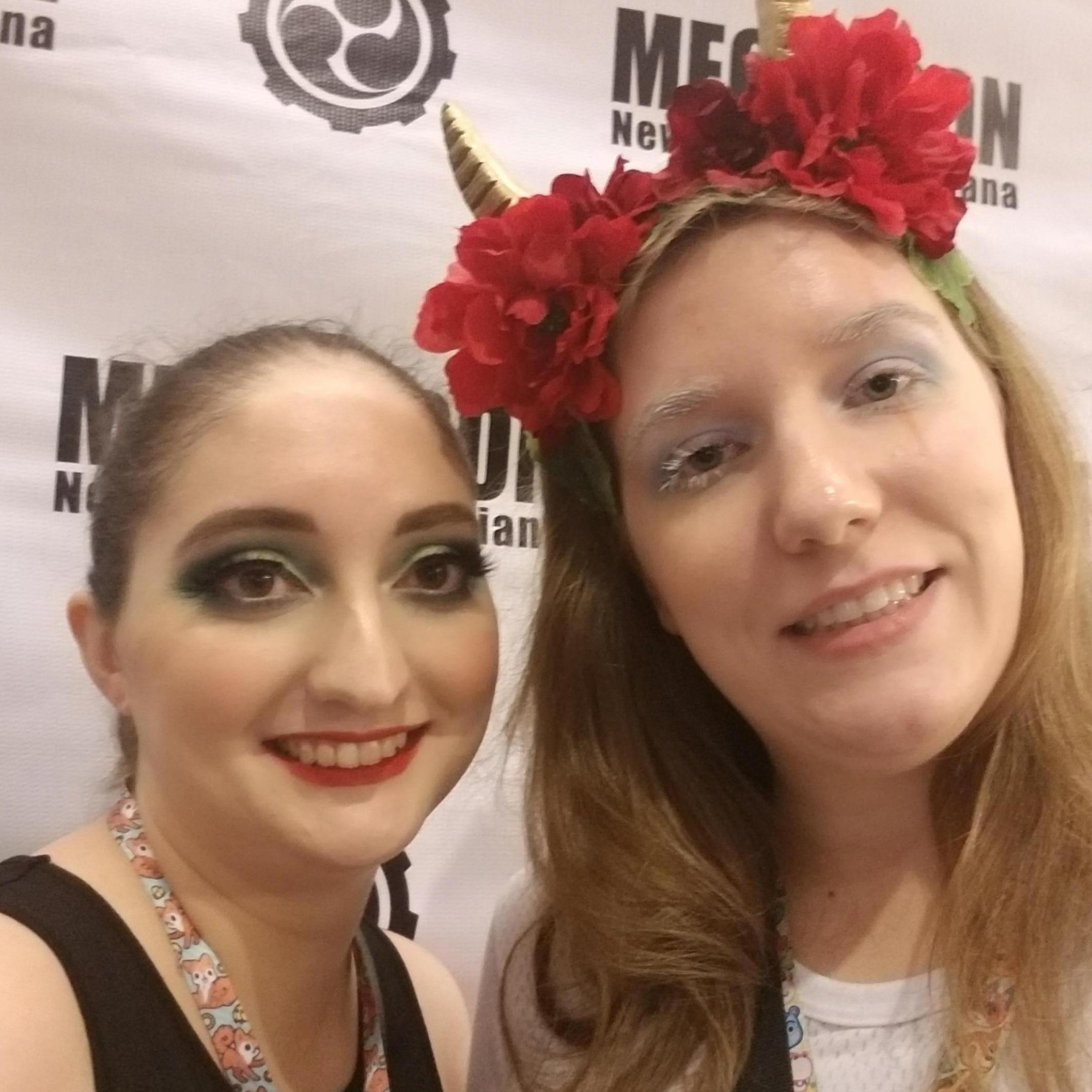 It's probably close to 11 PM  at MechaCon at this point. We're tired, we look amazing, we had a blast.