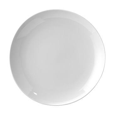 Organic Shaped Salad Plates - set of 4 - white