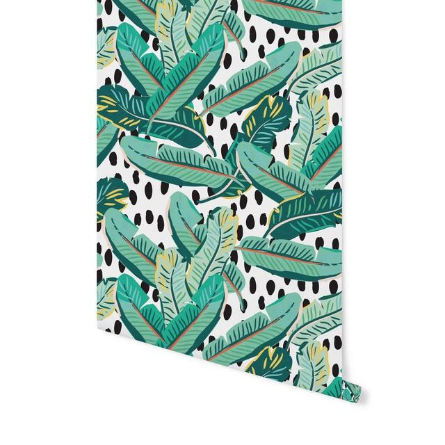 Wallpaper: Banana Leaf Dalmatian Spots