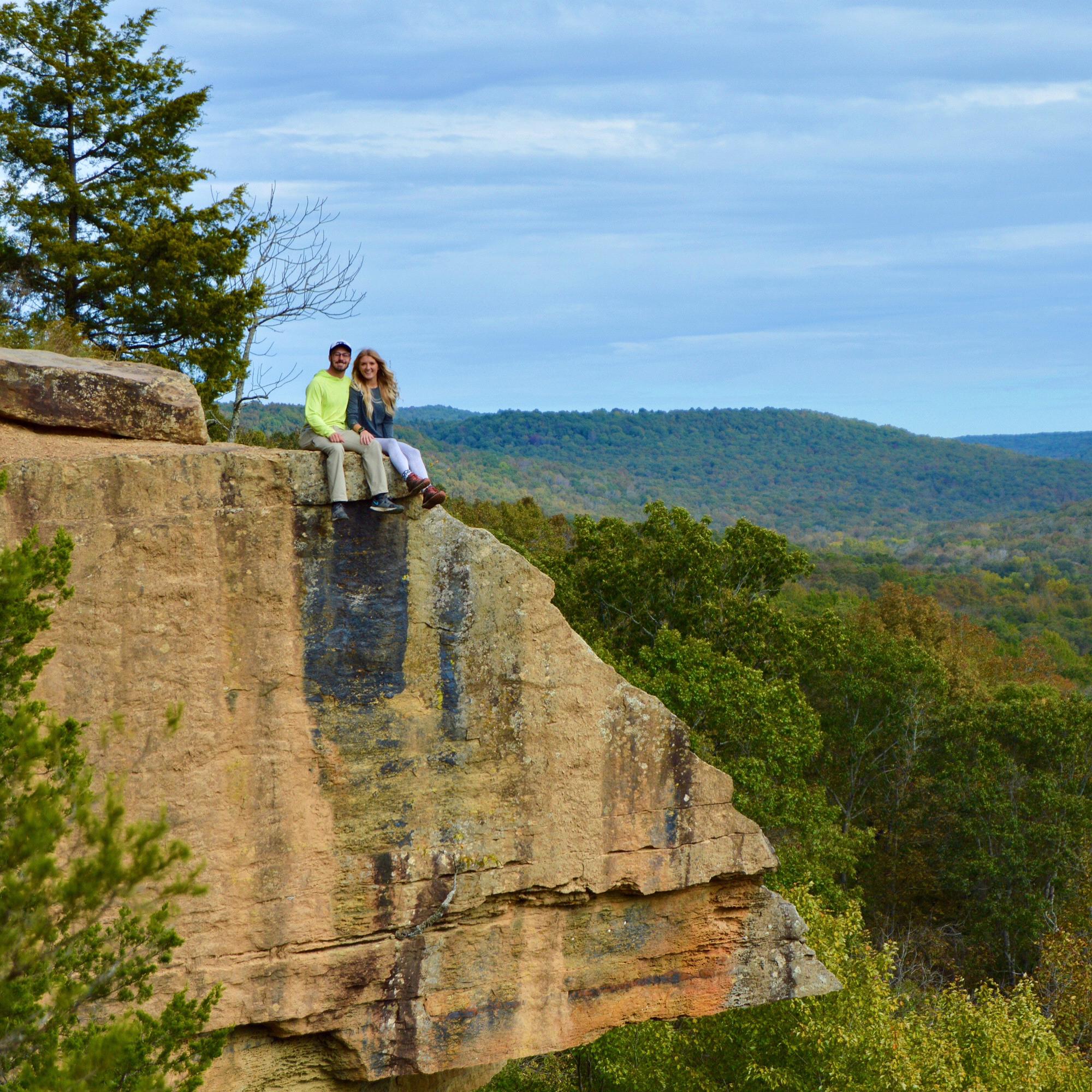 We seem to have an affinity for cliffs
Devils Den State Park, Arkansas