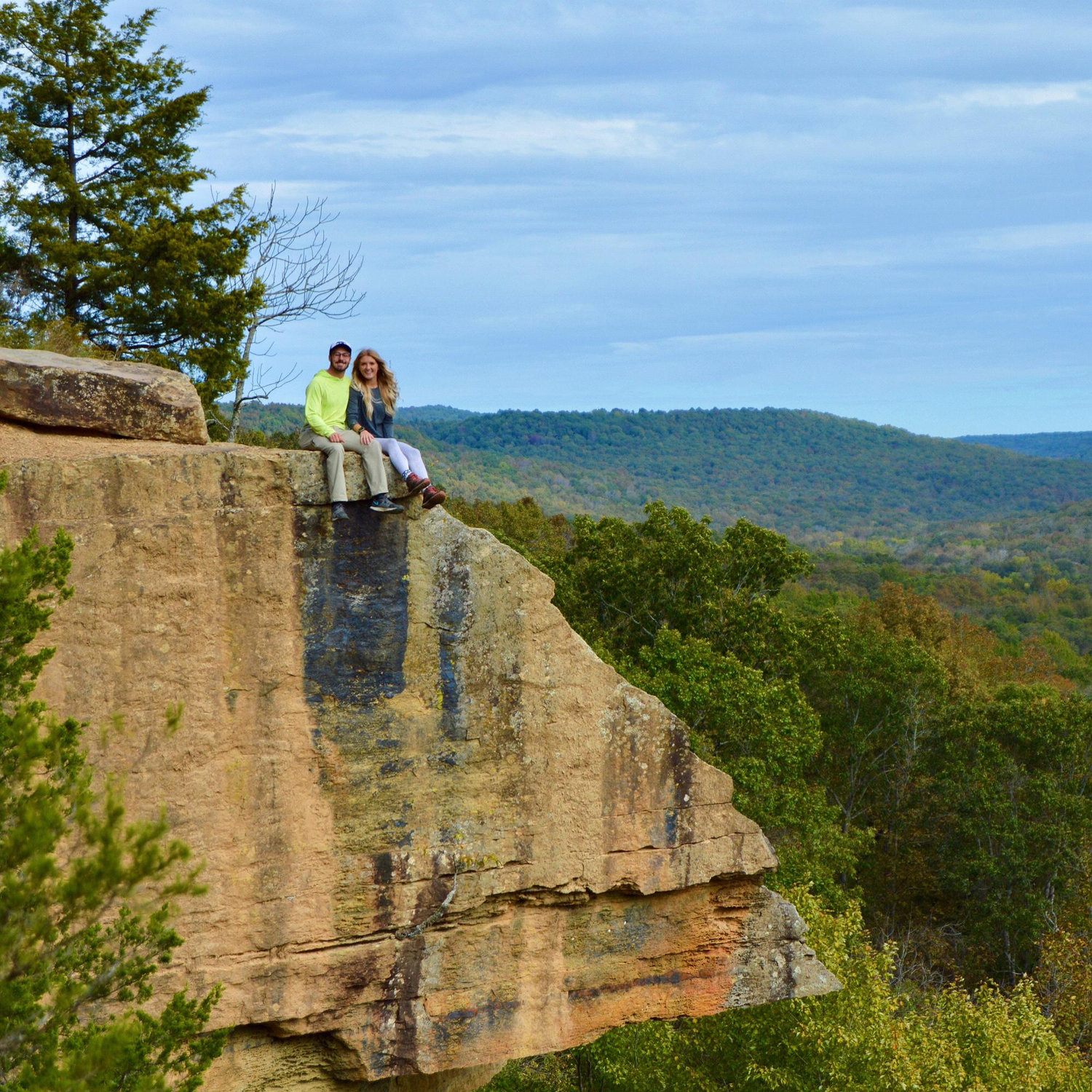 We seem to have an affinity for cliffs
Devils Den State Park, Arkansas