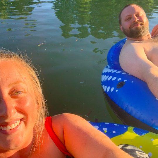 ... or floating the Willamette