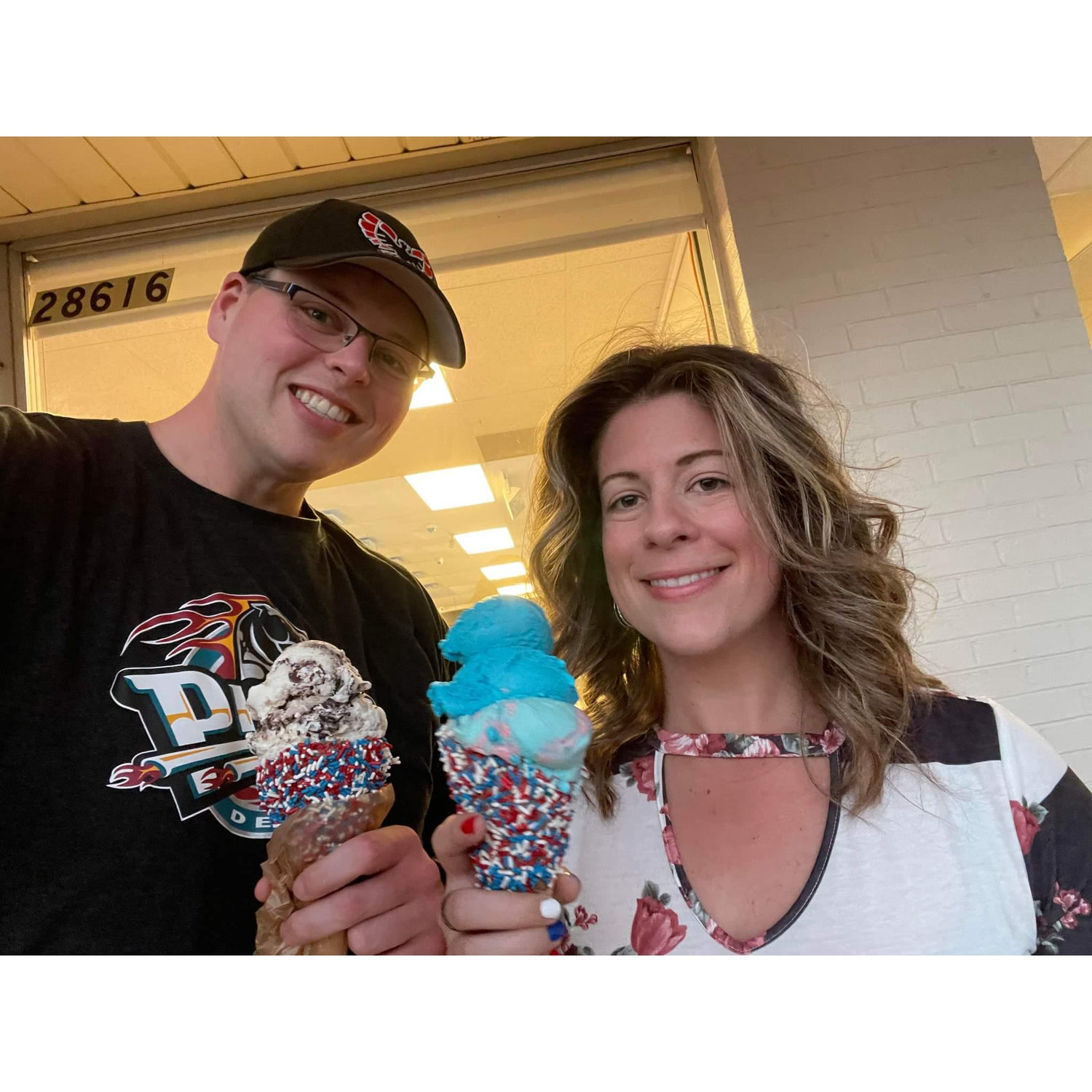 Ever since they had ice cream on their first date, they always make time to have it as their monthly treat.
