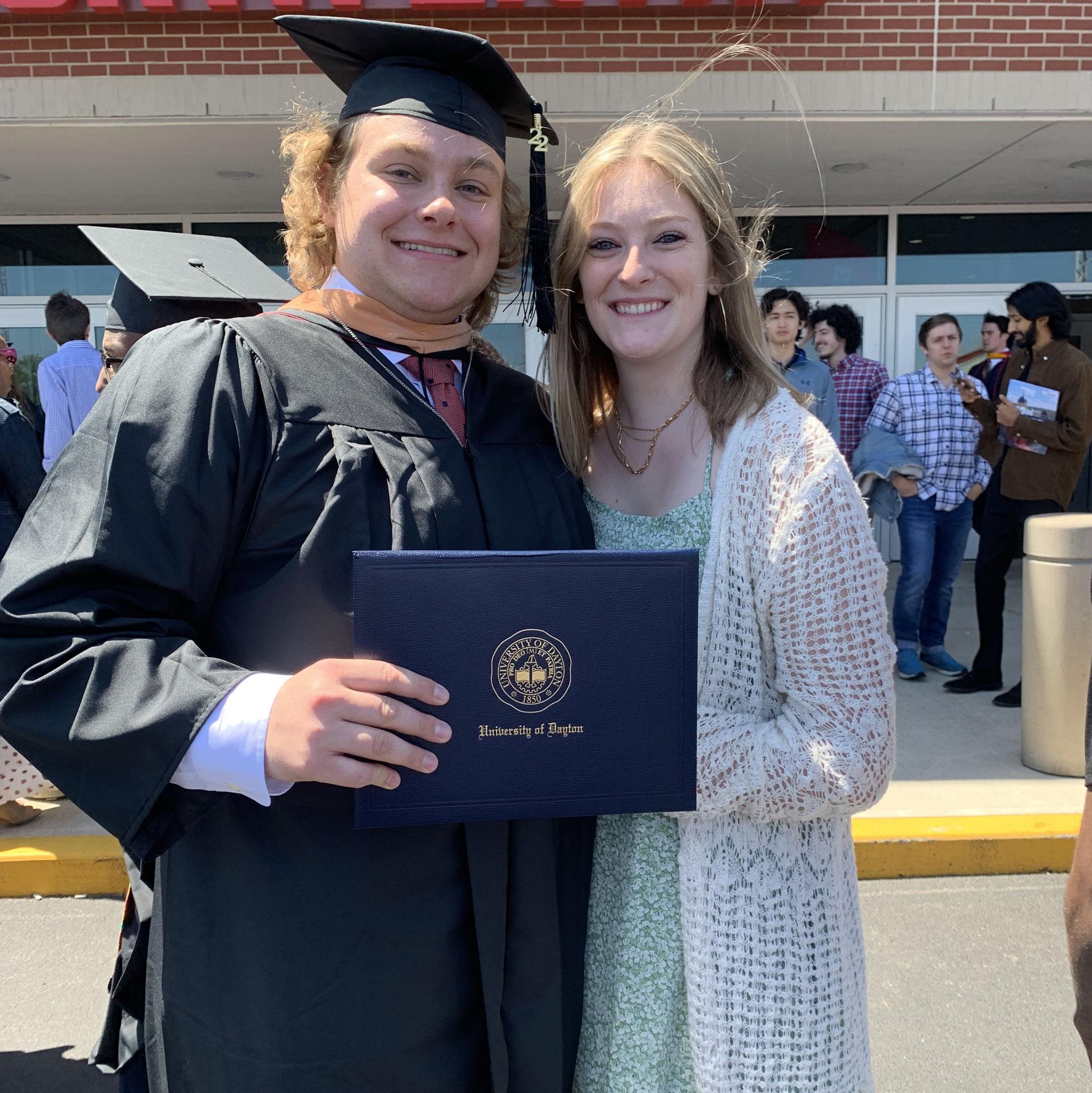 Jack's University of Dayton graduation - 2022