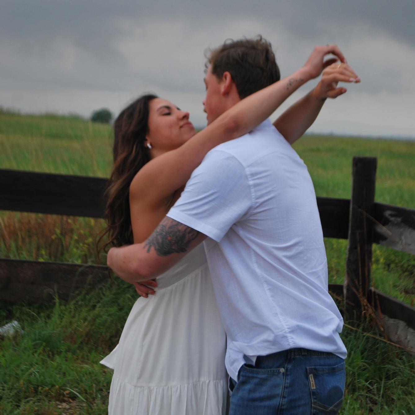 we got rained out from our original shoot date, so mackenzie volunteered to take some photos of us.