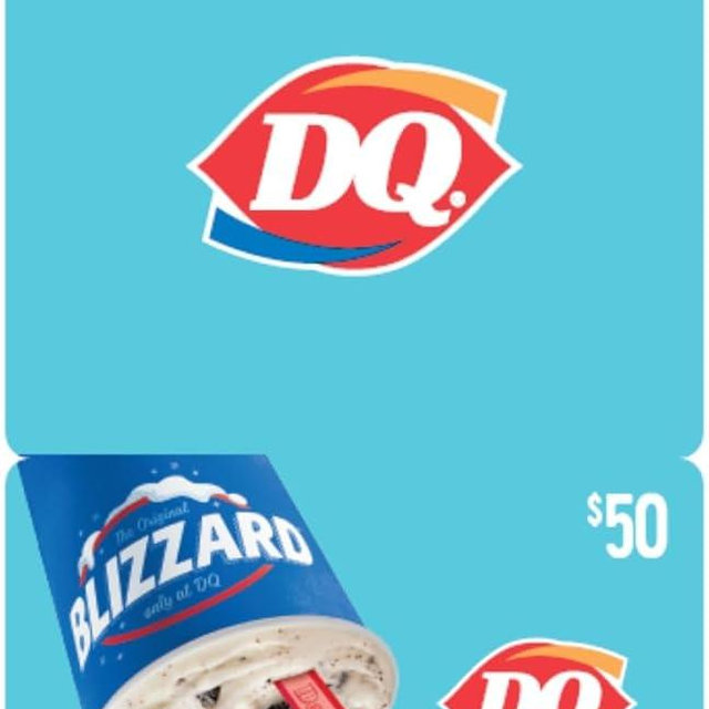 Dairy Queen Physical Gift Card - $50