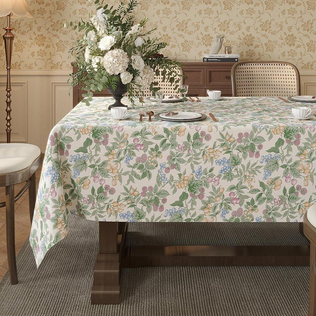 HOMOHEINI Rectangle Table Cloth,100% Waterproof Tablecloth Oil Proof Spill Proof Vinyl Table Cloth, Wipe Clean Plastic Table Cover for Dining, Camping, Indoor and Outdoor 52" x 70",Mulberry