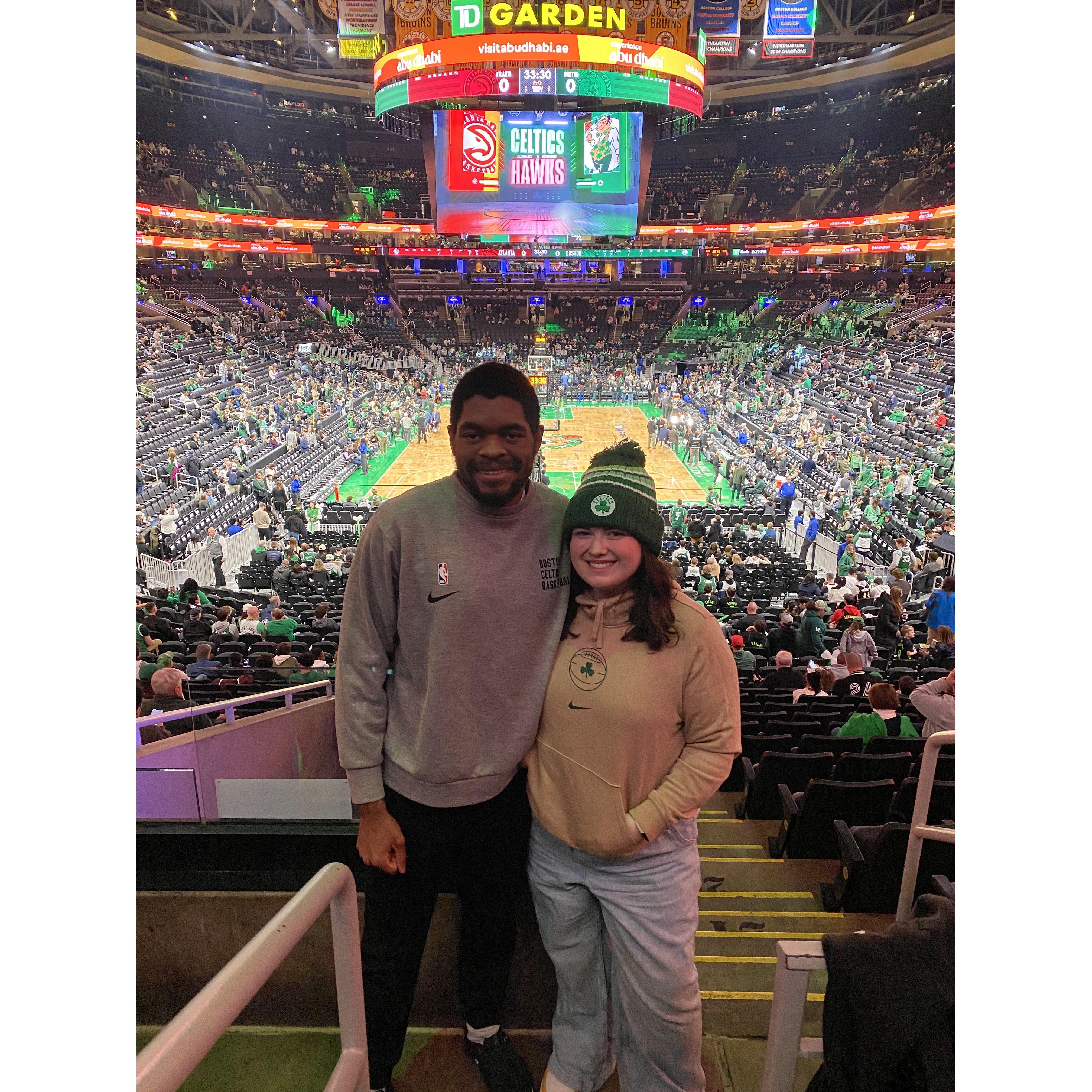 Our loyalty is split between Celtics and Knicks!