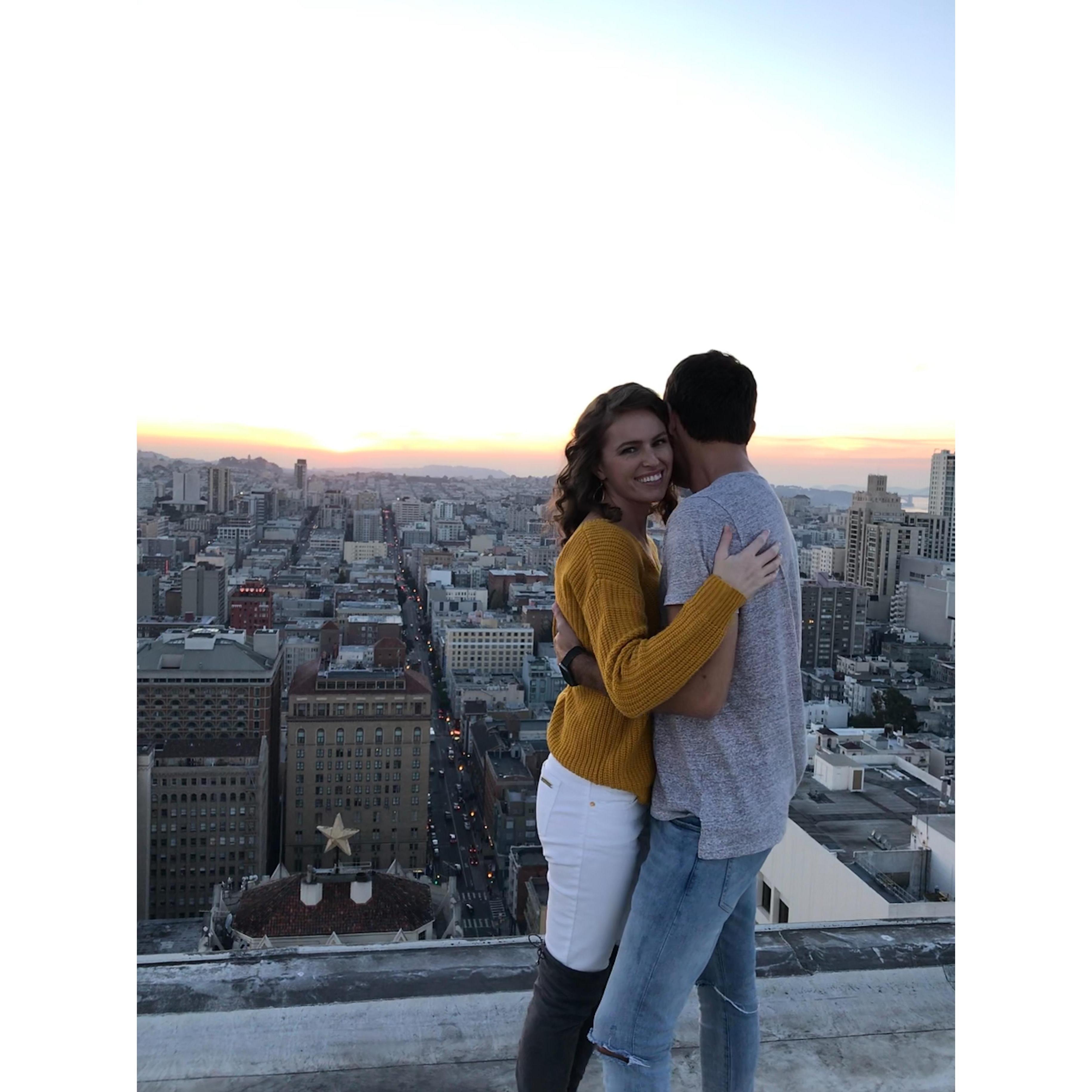 This is the rooftop Andrei took Diana to at the end of their first date.