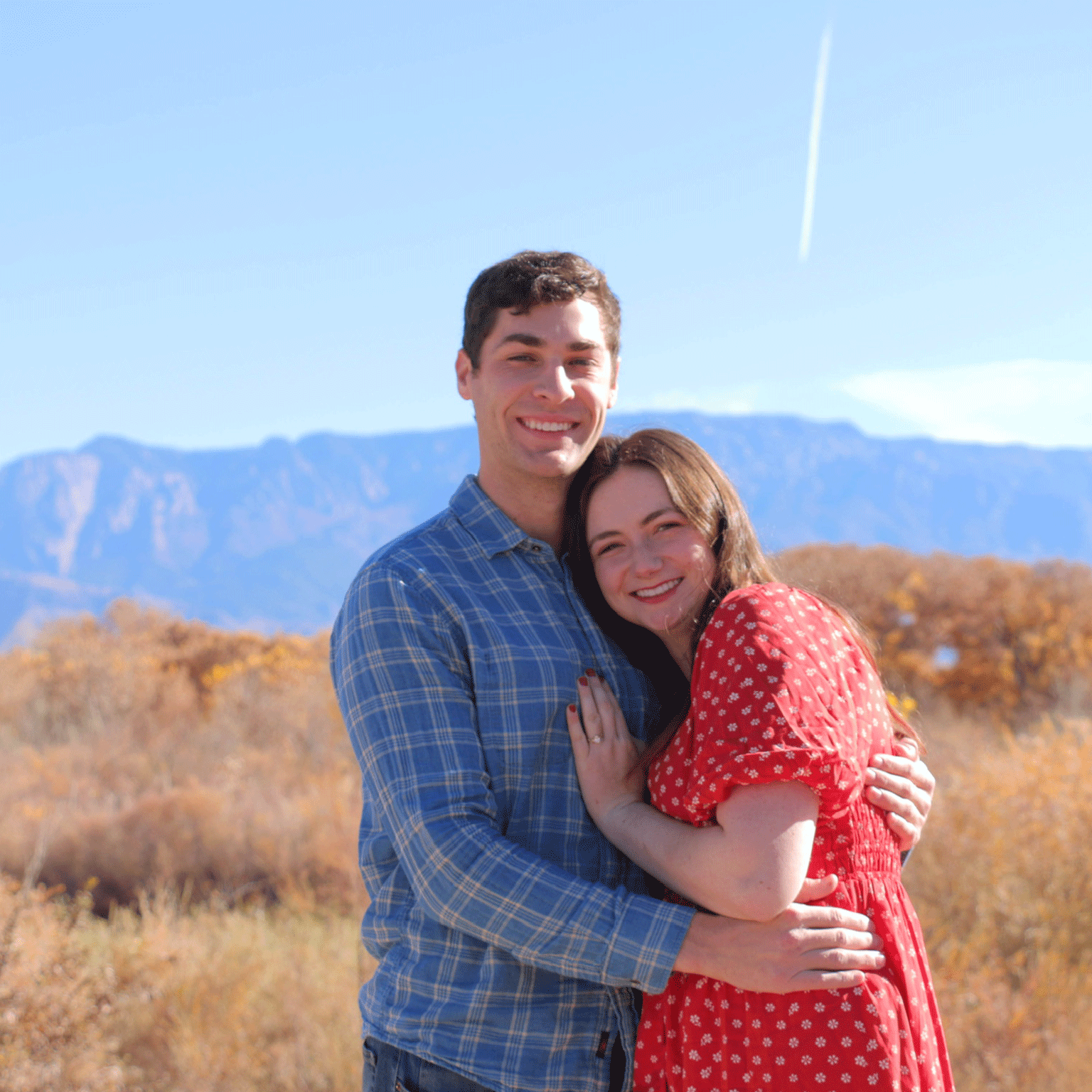 Part of a photo session in Albuquerque a few days after we got engaged