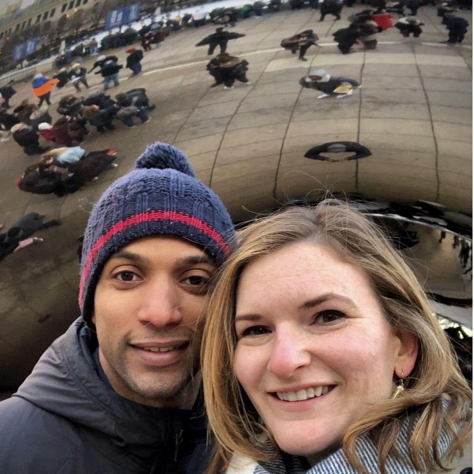 Our first trip together to Chicago for New Years Eve