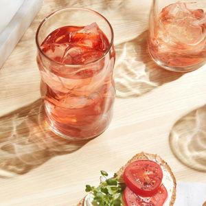 Libbey Lava Tumbler Glass, Set of 8