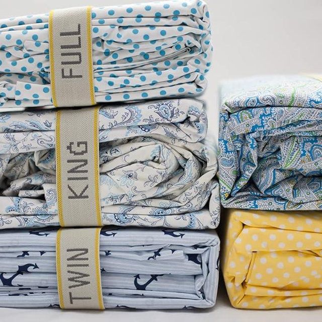 Sheet Keeper Made in The USA Closet Organization – Organizer – Closet Organizer Sheet Bands Bed Linen Label – Storage Sheet Labels for Bed Each Order Contains 2 Bands (Twin Size)